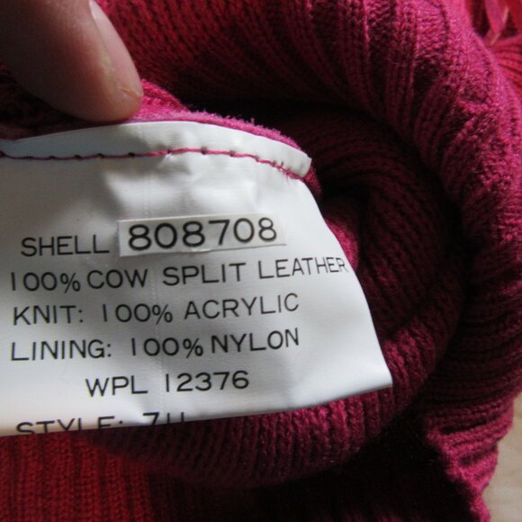 Womens Vtg Pioneer Wear Western Leather Fringed and Beaded Sweater Sz XL - Picture 5 of 6